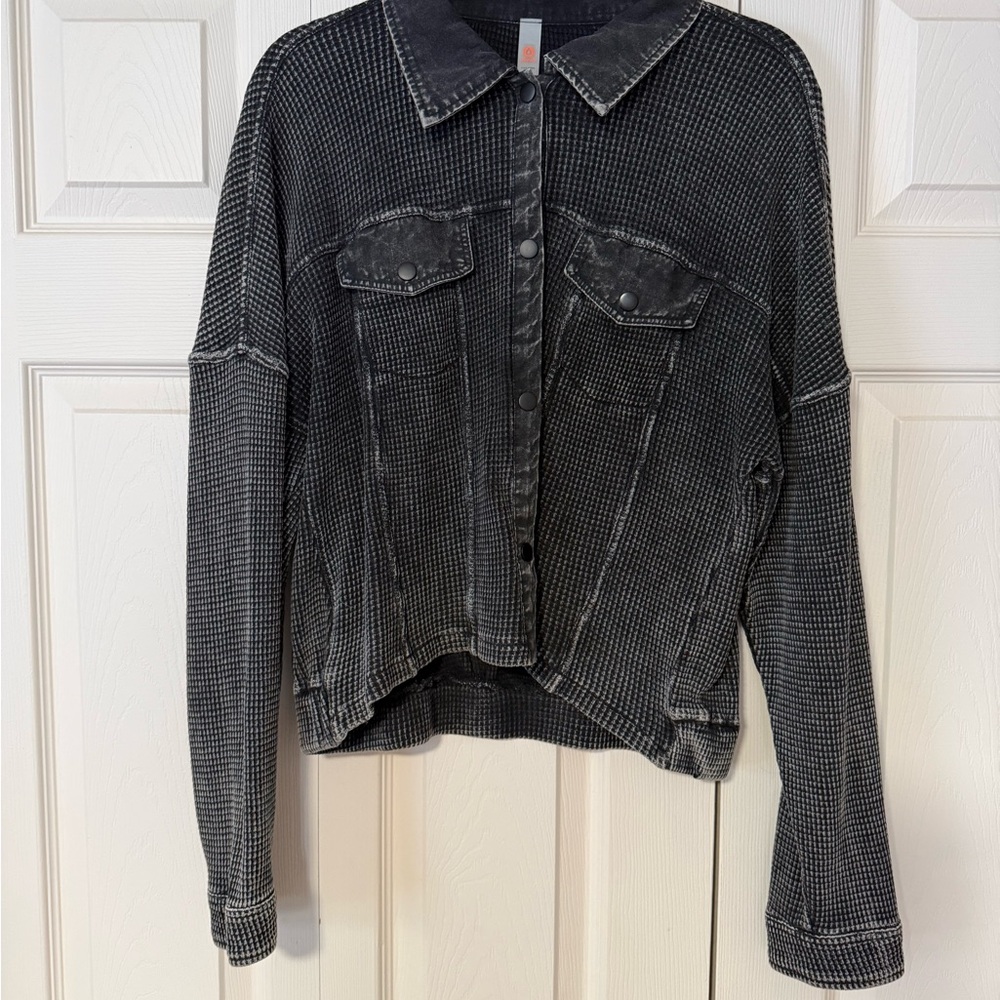 Pull&Bear Black Checkered  Jacket